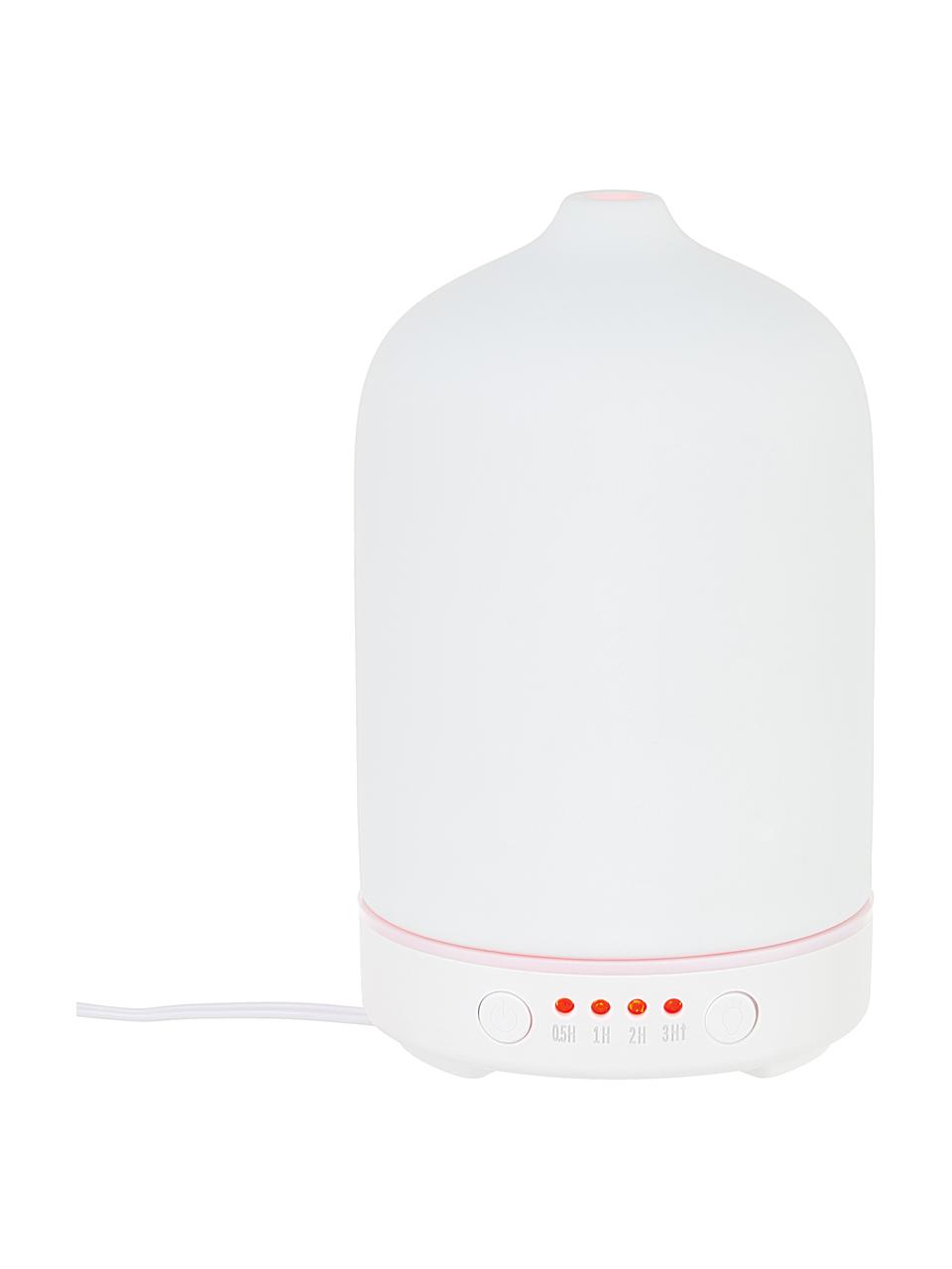 Diffusore a LED elettrico Cloud Nine, Ceramica, materiale sintetico, metallo, Bianco, Ø 9 x Alt. 16 cm