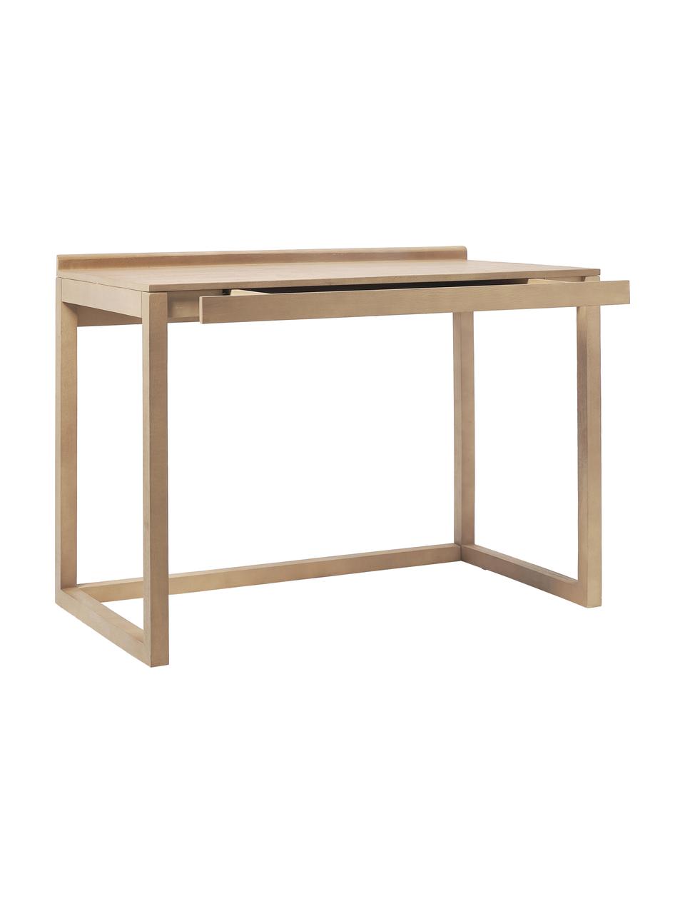 Scrivania in legno di mango massiccio Fenja, Legno di mango massiccio, Legno di mango, Larg. 110 x Alt. 80 cm