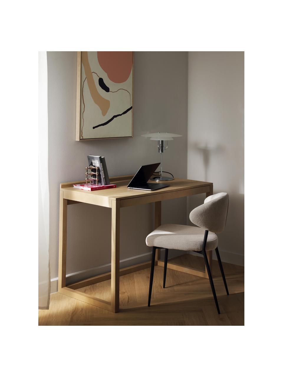 Schreibtisch Fenja aus Mangoholz, Massives Mangoholz, Mangoholz, B 110 x T 60 cm