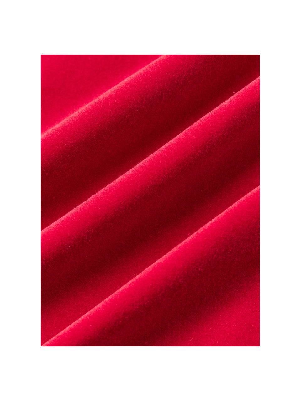 Housse de coussin en velours Dana, 100 % coton

Le matériau est certifié STANDARD 100 OEKO-TEX®, 21.HCN.84376, Hohenstein, Rouge, larg. 40 x long. 40 cm