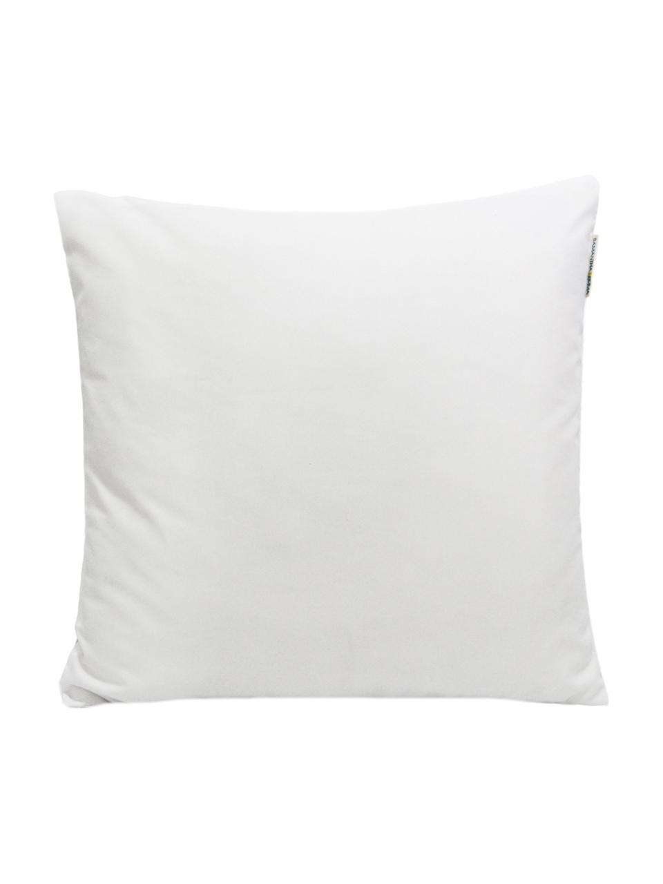 Housse de coussin 45x45 réversible corail Coral, Blanc, corail