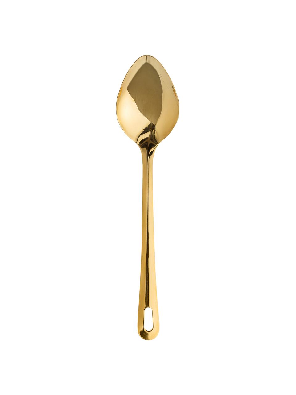 Cucchiaio da portata dorato Antoinette, Acciaio inossidabile rivestito, Ottonato, Lung. 31 cm