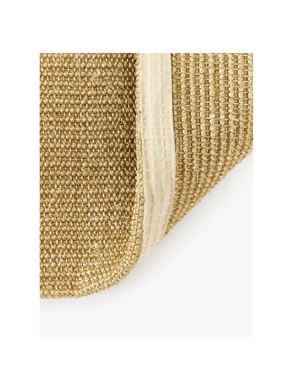 Handgewebter Sisal-Teppich Pablo, 100 % Sisal, Hellbraun, B 160 x L 230 cm (Größe M)