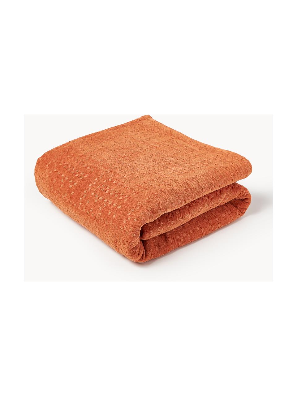 Couvre-lit en coton Lazlo, 100 % coton

Le matériau est certifié STANDARD 100 OEKO-TEX®, 5763CIT, CITEVE, Terracotta, larg. 230 x long. 250 cm (pour lits jusqu'à 180 x 200 cm)