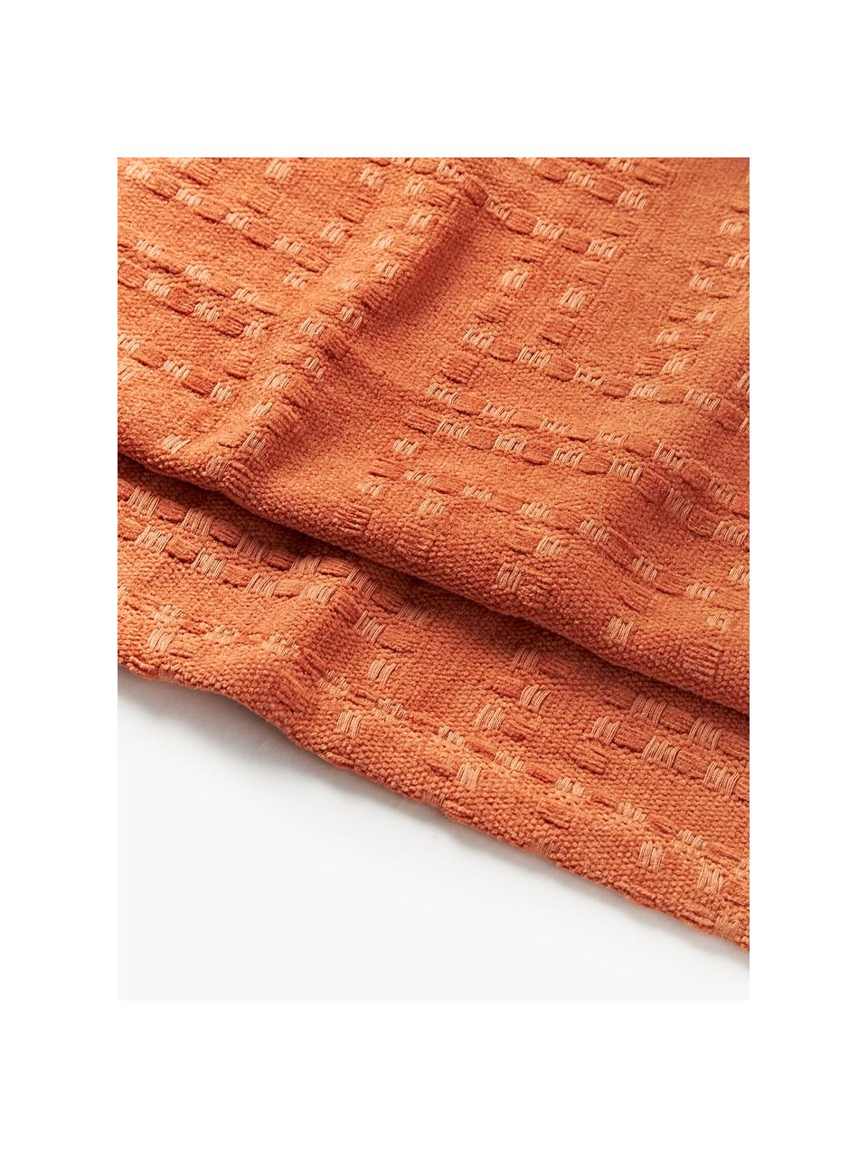 Couvre-lit en coton Lazlo, 100 % coton

Le matériau est certifié STANDARD 100 OEKO-TEX®, 5763CIT, CITEVE, Terracotta, larg. 230 x long. 250 cm (pour lits jusqu'à 180 x 200 cm)