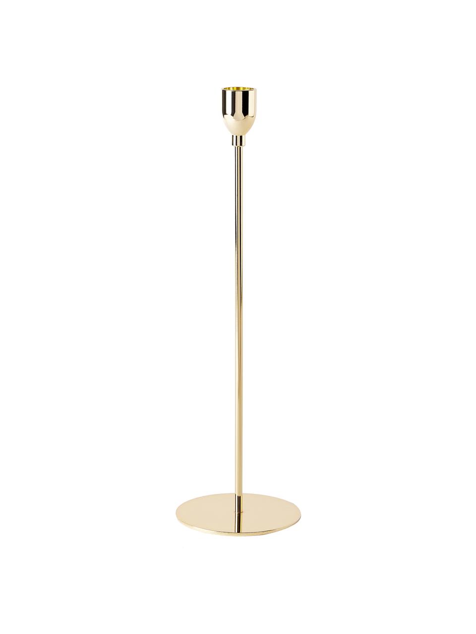Set 3 candelabri Malte, Metallo rivestito, Dorato, Set in varie misure