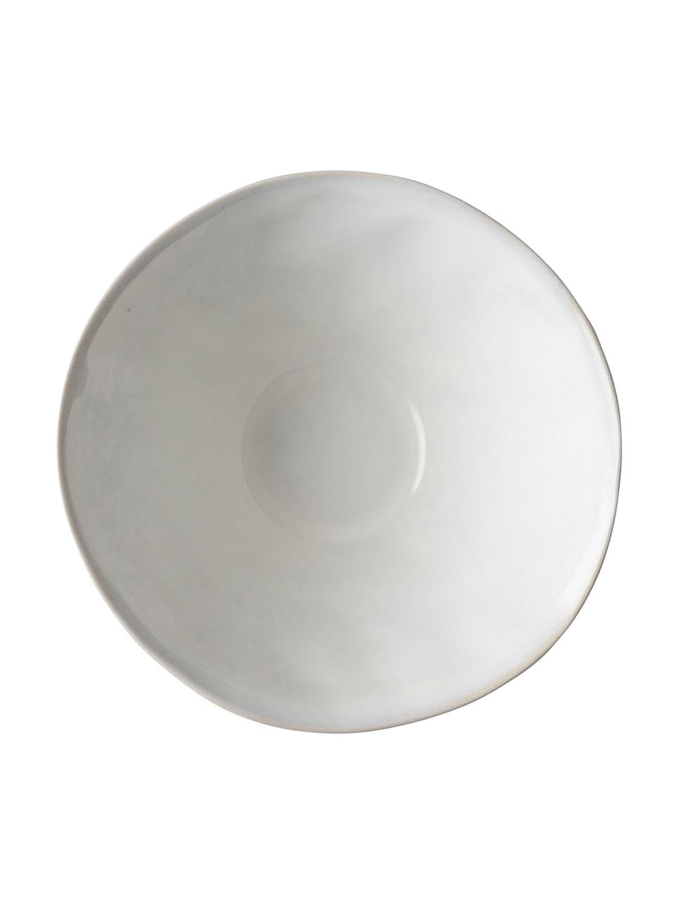 Schalen White Organic aus Steingut in Weiß, 4 Stück, Steingut, Weiß, Ø 14 x H 7 cm