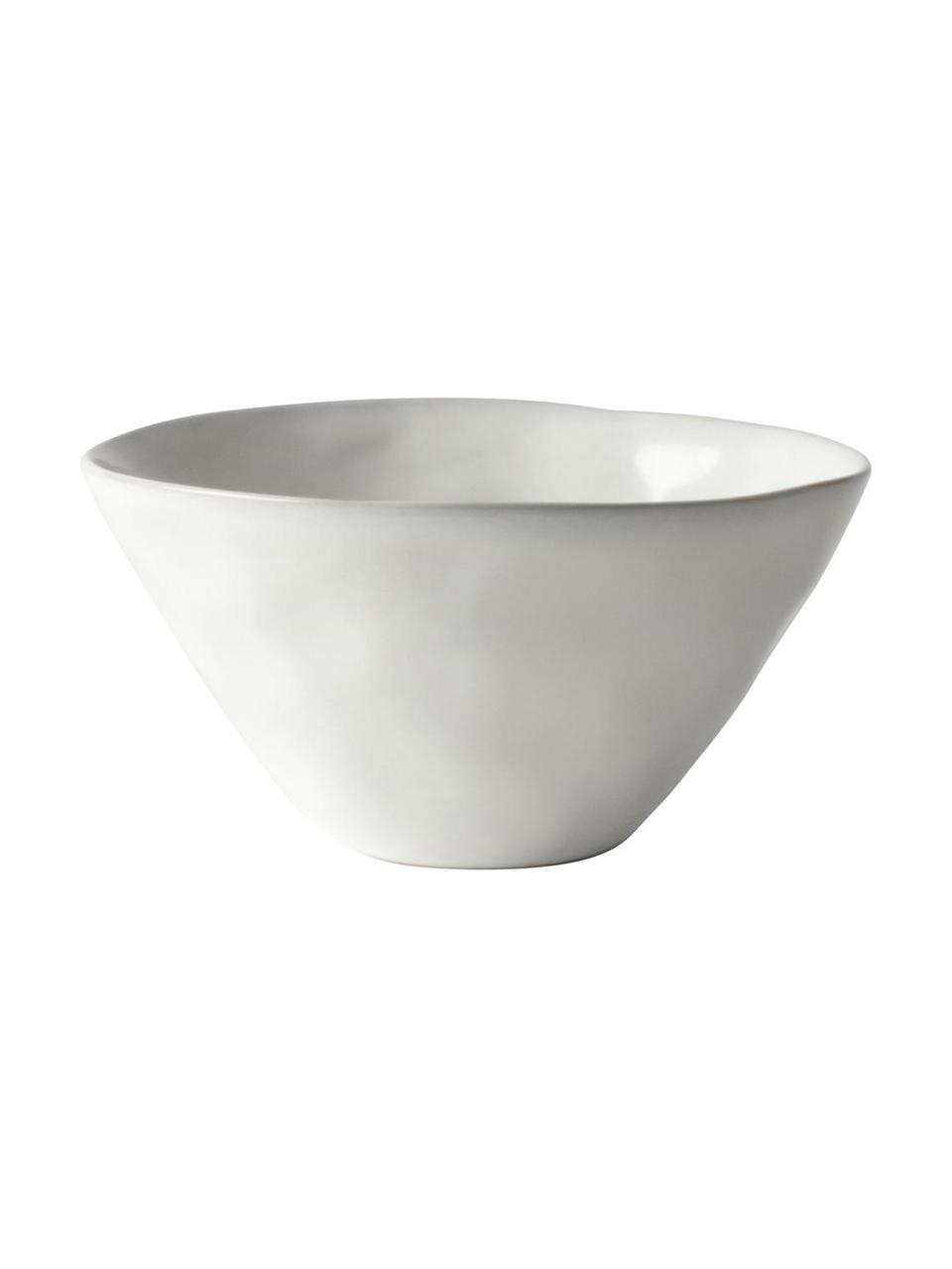 Misky White Organic, 4 ks, Kamenina, Bílá, Ø 14 cm, V 7 cm