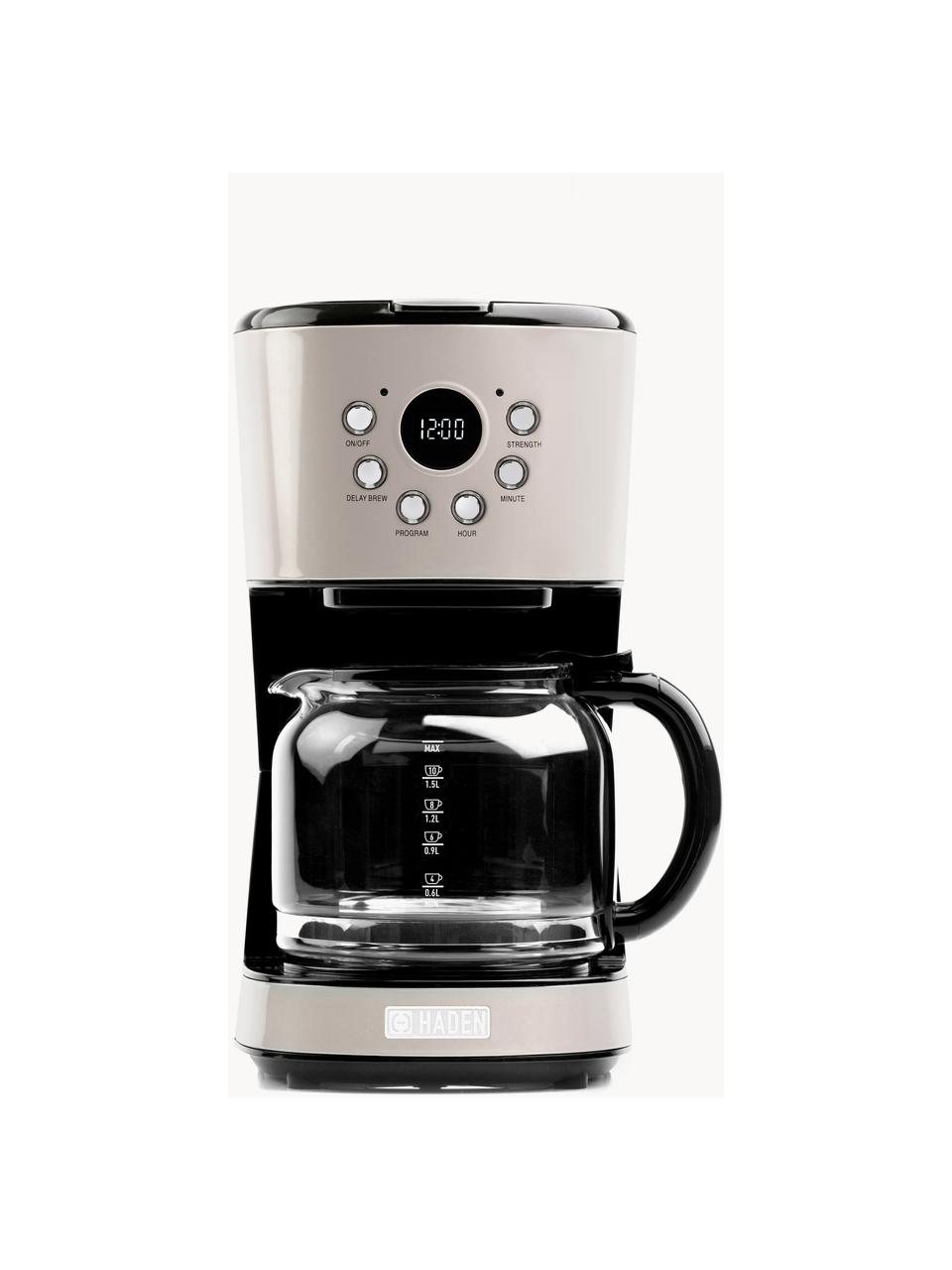 Máquina de café Drip, Beige mate, negro, An 28 x Al 36 cm
