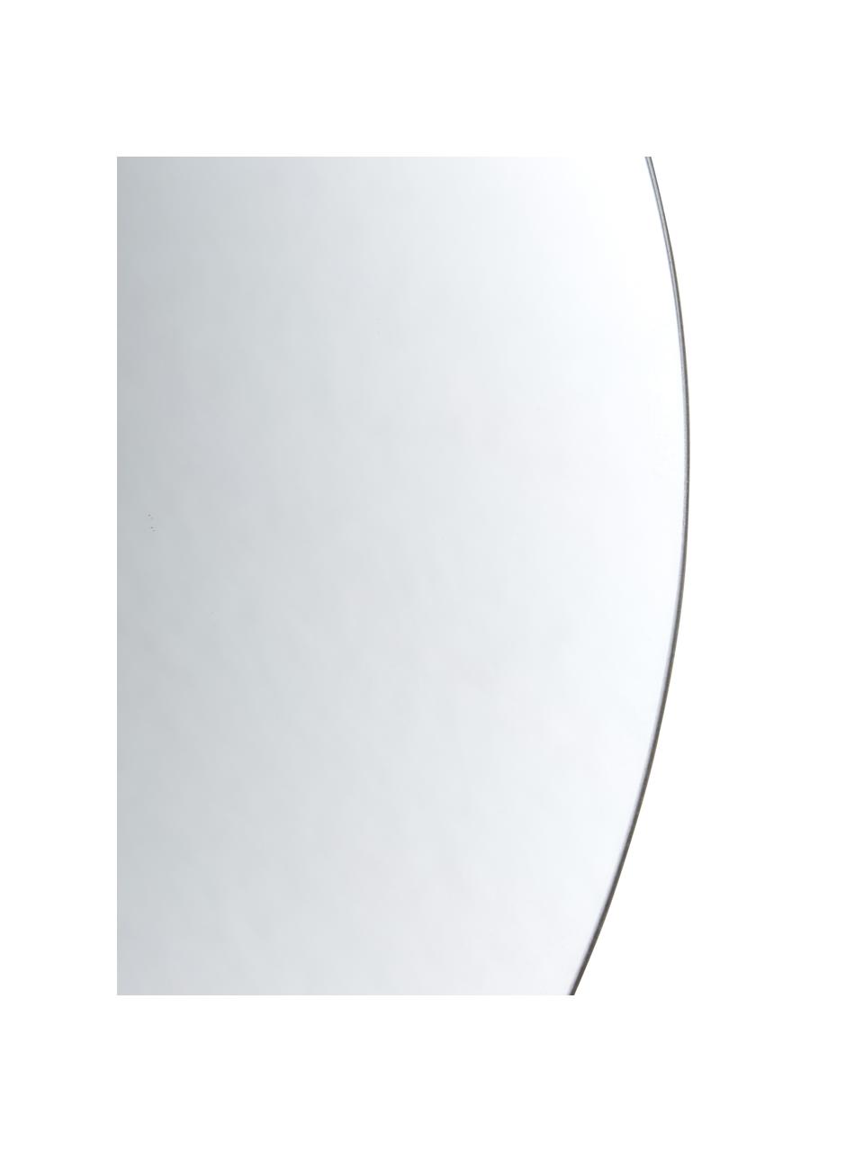 Okrągłe lustro ścienne Erin, Odcienie srebrnego, Ø 80 x G 2 cm