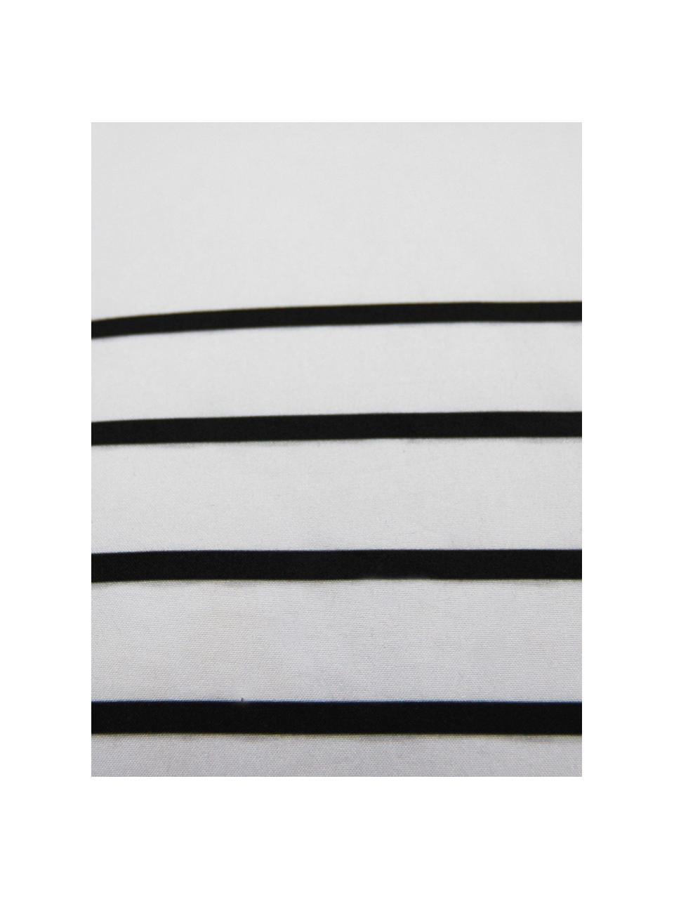 Kissenhülle Magdalena, 100% Polyester, Weiß, Gelb, Schwarz, 30 x 50 cm