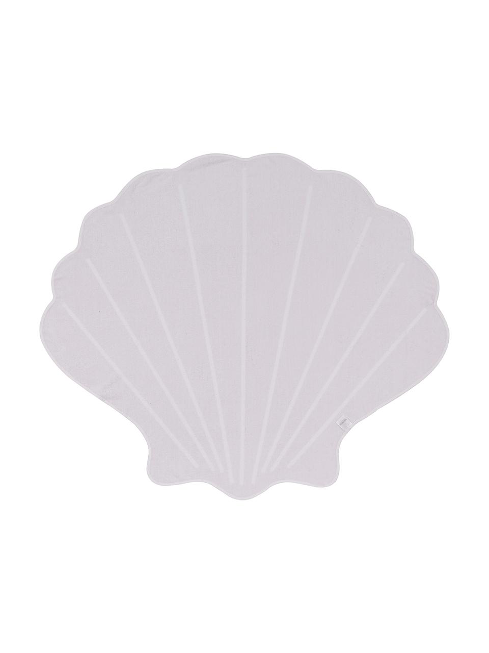 Ręcznik plażowy Shelly, 55% poliester, 45% bawełna
Bardzo niska gramatura 340 g/m², Blady różowy, biały, S 150 x D 130 cm