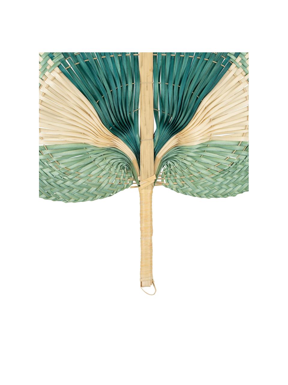 Décoration murale bambou style japonais Asia, Bambou, Beige, vert, menthe, larg. 50 x haut. 60 cm