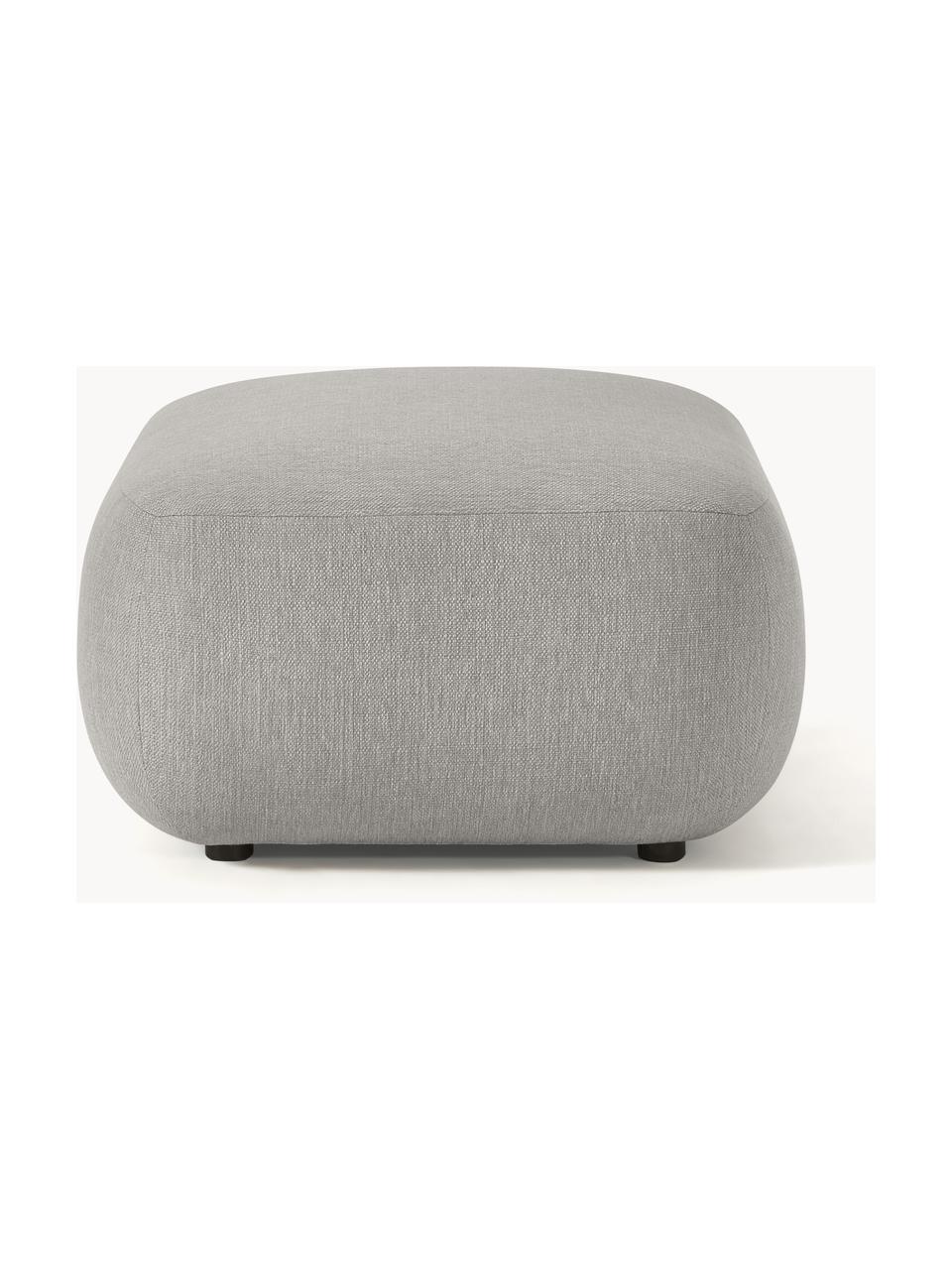 Hocker Sofia, Bezug: 100 % Polypropylen Der ho, Gestell: Fichtenholz, Spanplatte, , Webstoff Grau, B 75 x T 96 cm