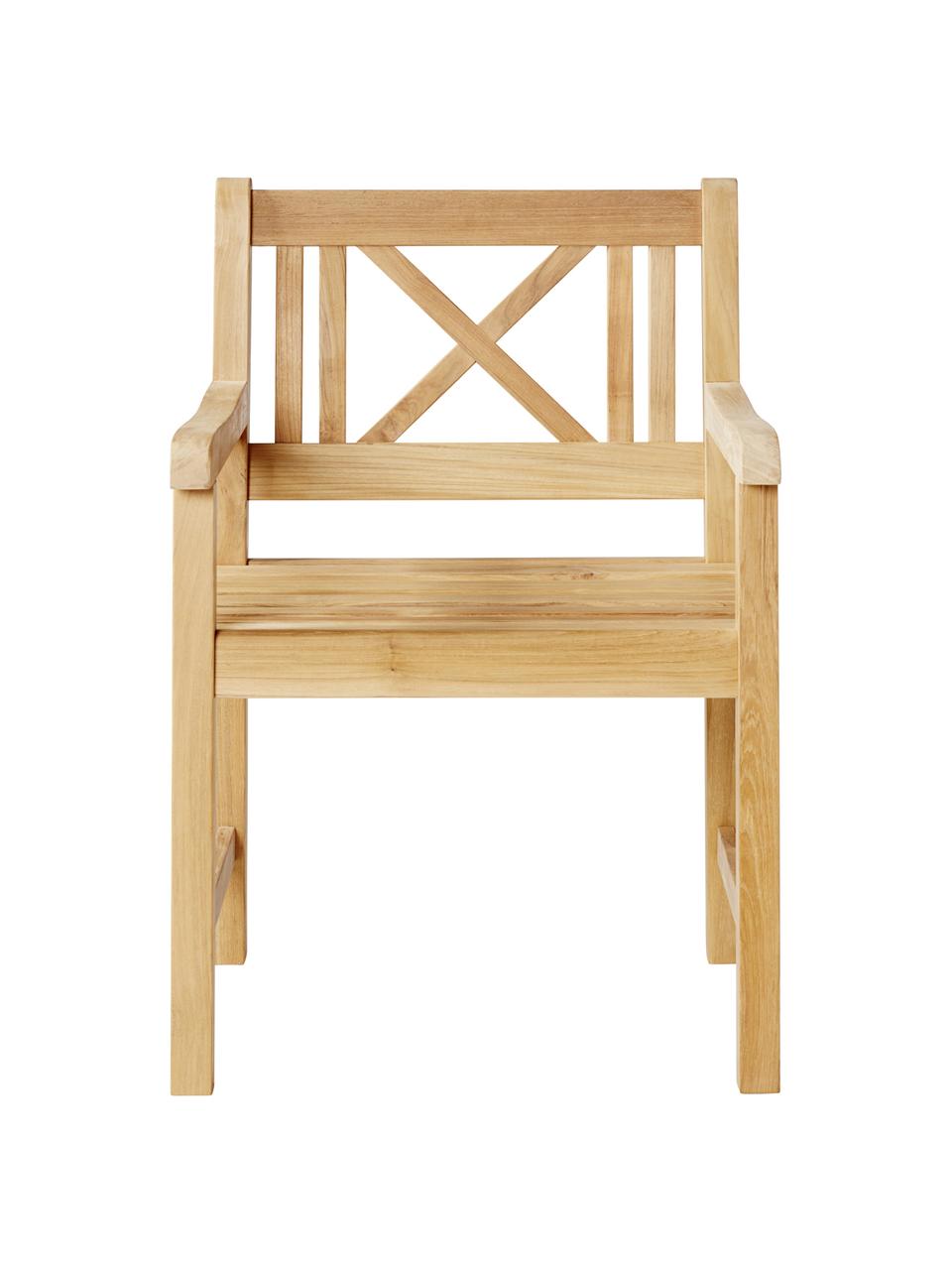 Sedia da giardino in legno di teak Rosenborg, Legno di teak sabbiato
Certificato V-legal, Teak, Larg. 59 x Alt. 89 cm