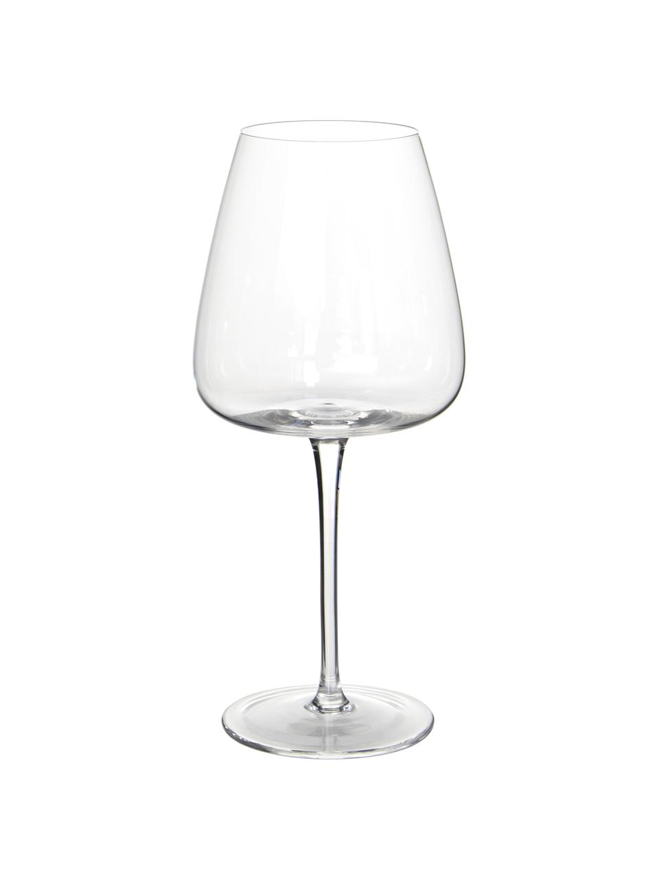 Bicchiere da vino rosso in vetro soffiato Ellery 4 pz, Vetro, Trasparente, Ø 11 x Alt. 23 cm, 610 ml