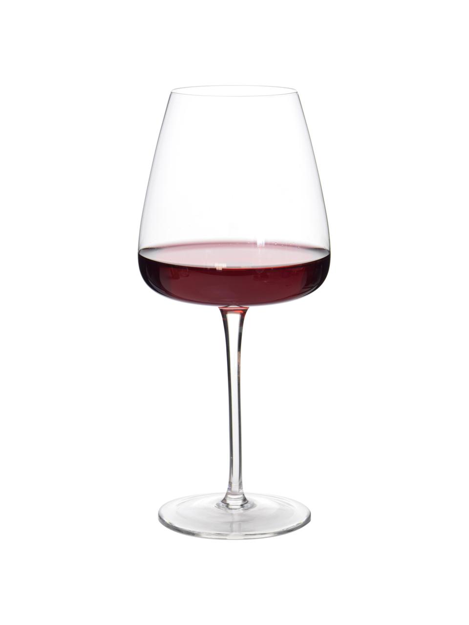 Verre à vin rouge soufflé bouche Ellery, 4 pièces, Verre, Transparent, Ø 11 x haut. 23 cm