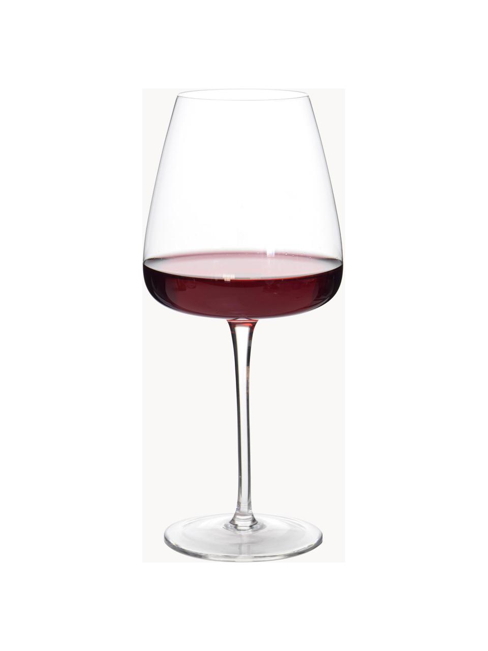 Bicchiere da vino rosso in vetro soffiato Ellery 4 pz, Vetro, Trasparente, Ø 11 x Alt. 23 cm, 610 ml