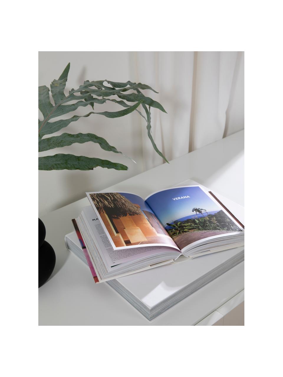 Livre photo Living in Mexico, Papier, couverture rigide, Rose, multicolore, larg. 14 x long. 20 cm