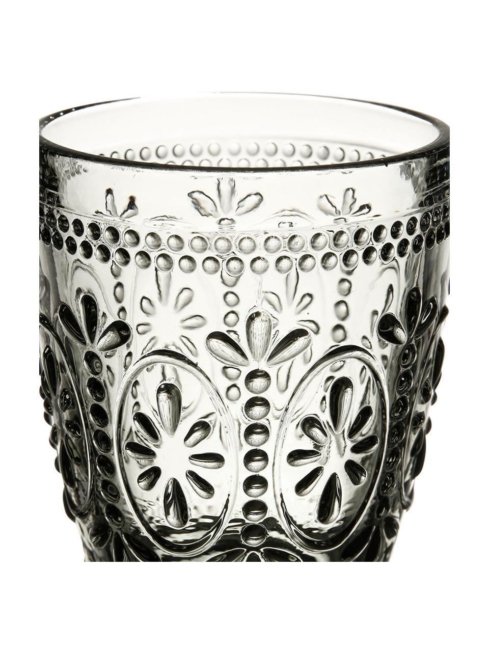 Szklanka Chambord, 6 szt., Szkło, Szary, Ø 8 x W 10 cm, 250 ml