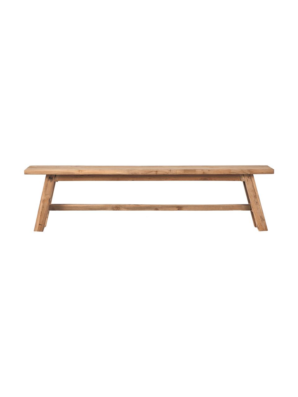 Panchina in legno di teak Lawas, Legno di teak, finitura naturale, Legno di teak, Larg. 180 x Alt. 45 cm