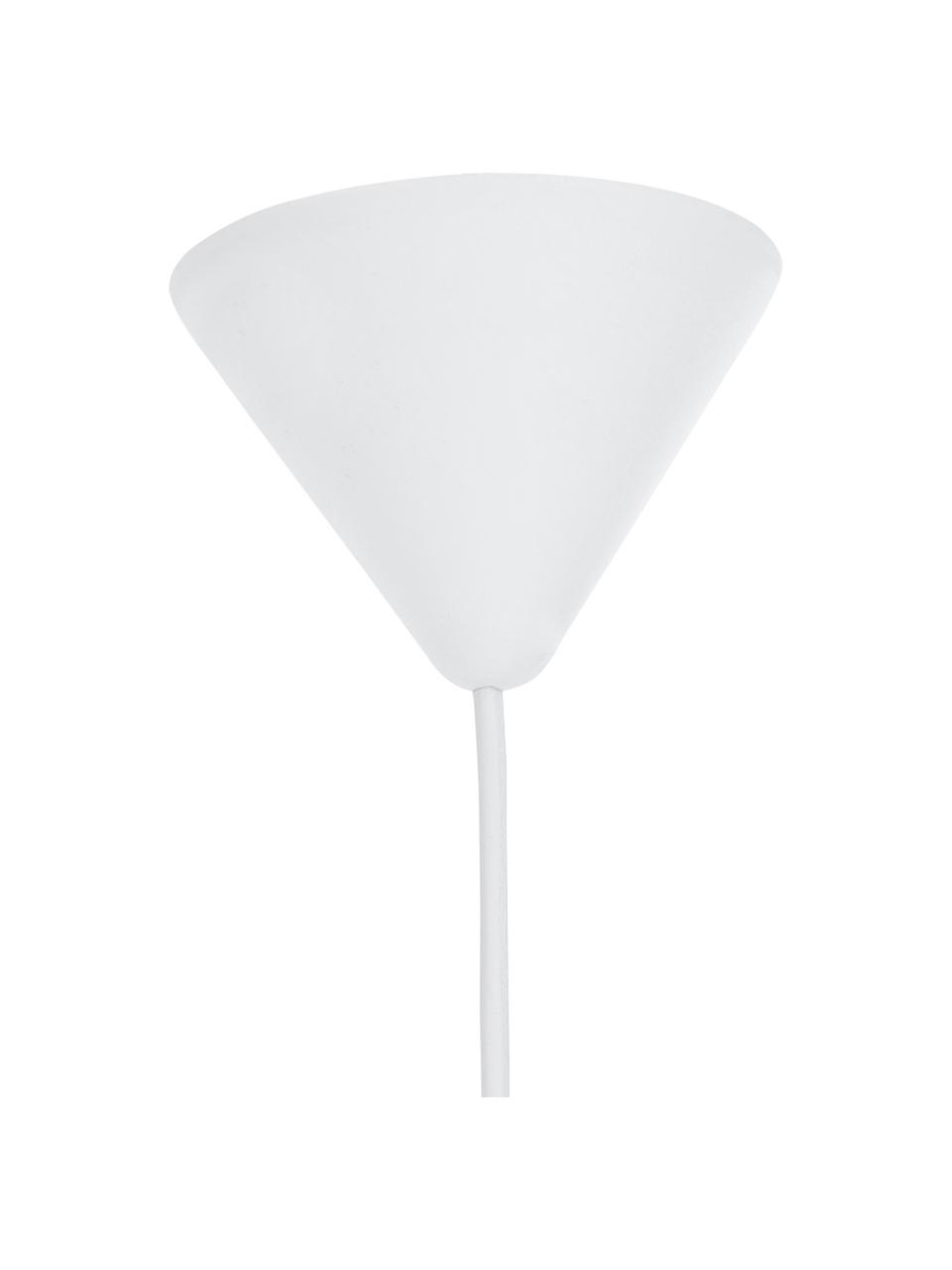 Lámpara de techo Colorain, Pantalla: poliéster, Cable: plástico, Gris, Ø 31 x Al 135 cm