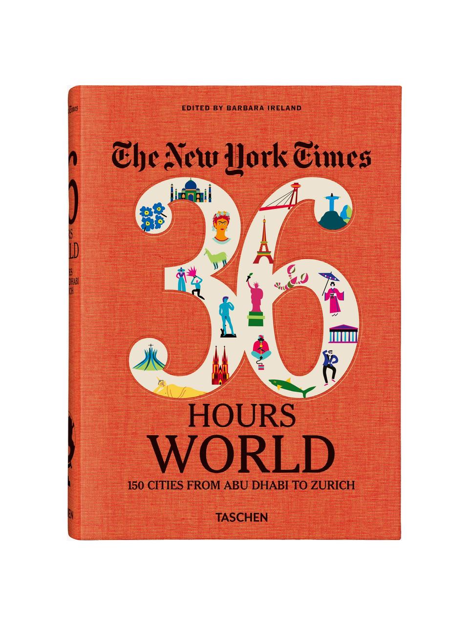 Geïllustreerd boek 36 Hours World, Papier, Flexicover, Bildband 36 Hours World, B 17 x H 24 cm
