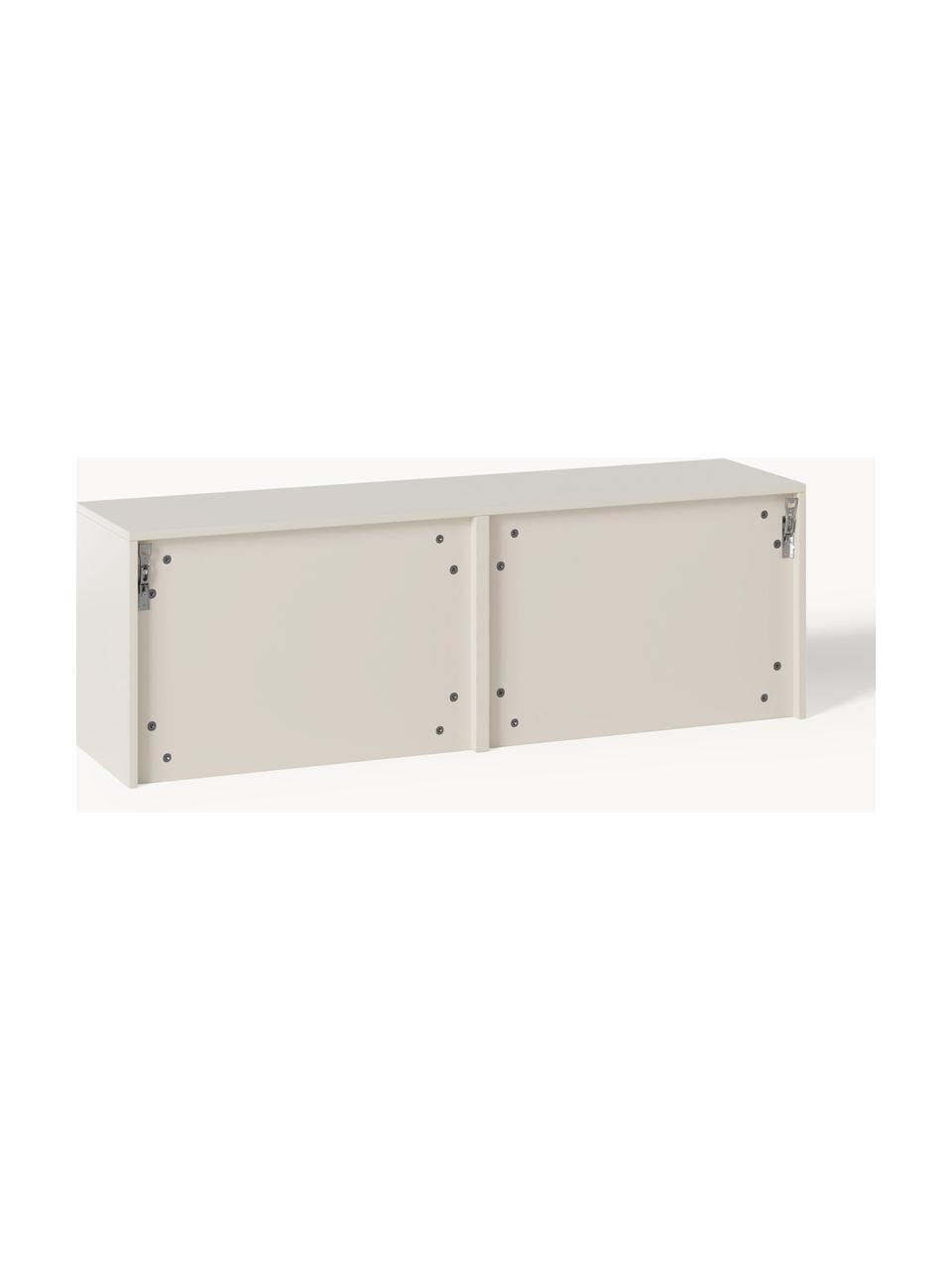 Wand-Schuhschrank Shea mit Klappfächern und geriffelter Front, Mitteldichte Holzfaserplatte (MDF), lackiert

Dieses Produkt wird aus nachhaltig gewonnenem, FSC®-zertifiziertem Holz gefertigt., Hellbeige, B 120 x H 40 cm