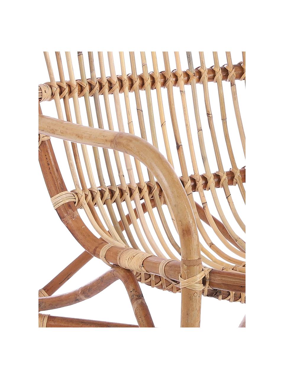 Rotan loungefauteuil Xevera, Rotan, Rotan, 75 x 64 cm