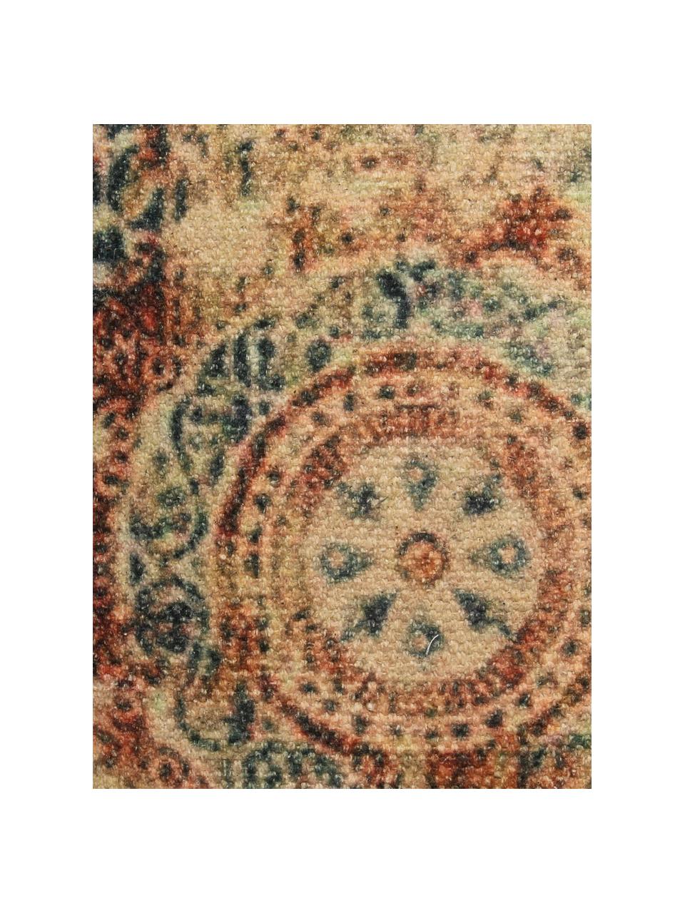 Cuscino con frange Orient, Rivestimento: cotone, Beige, multicolore, Larg. 45 x Lung. 45 cm