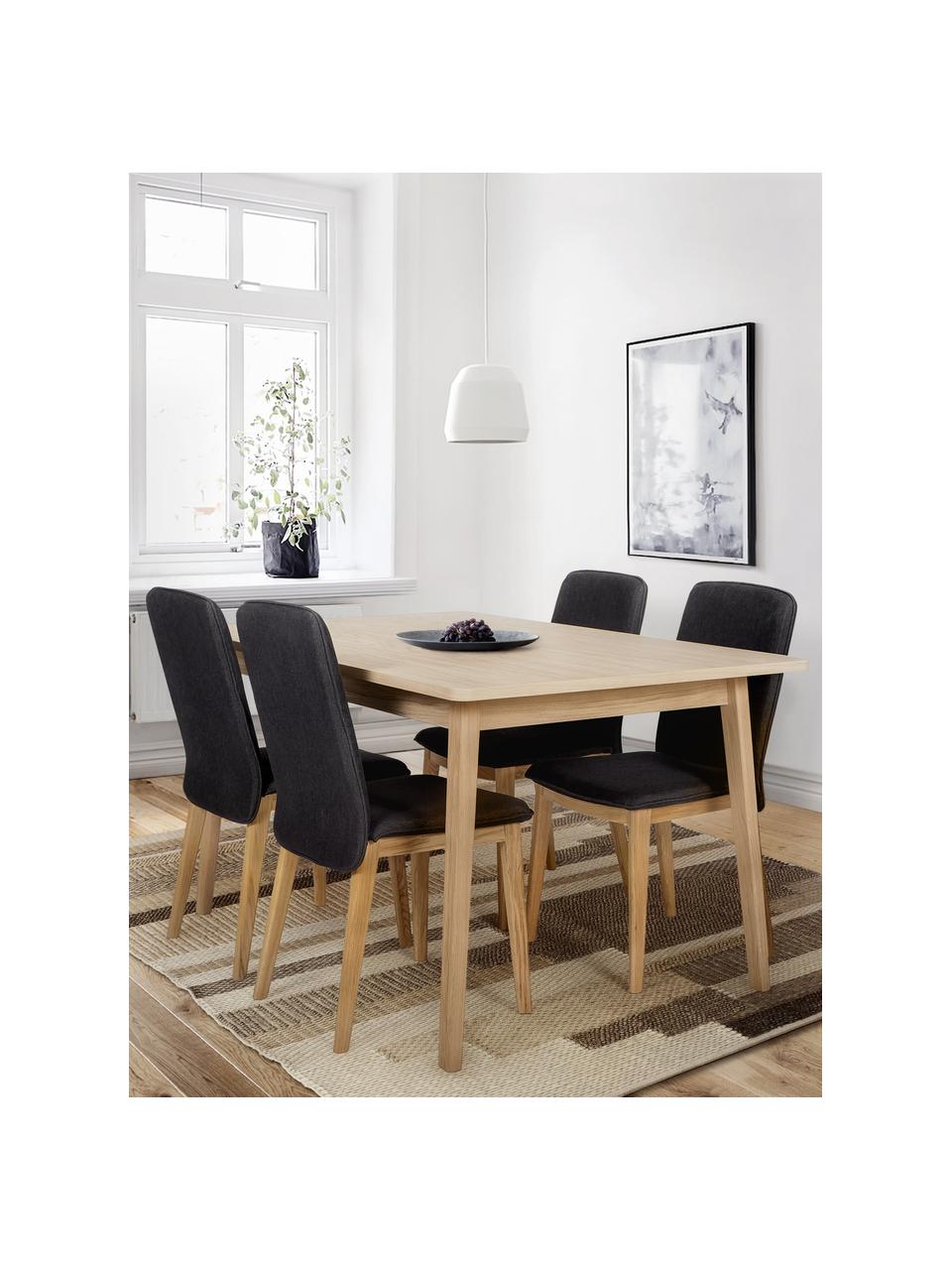 Drevený jedálenský stôl Skagen, 180 x 90 cm, Dubové drevo, Š 180 x H 90 cm