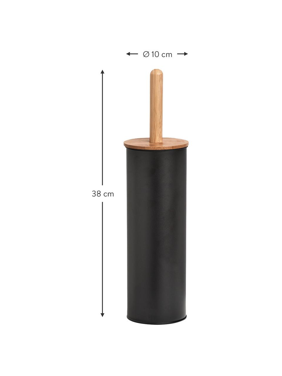 Szczotka toaletowa Tallin, Czarny, Ø 10 x W 38 cm