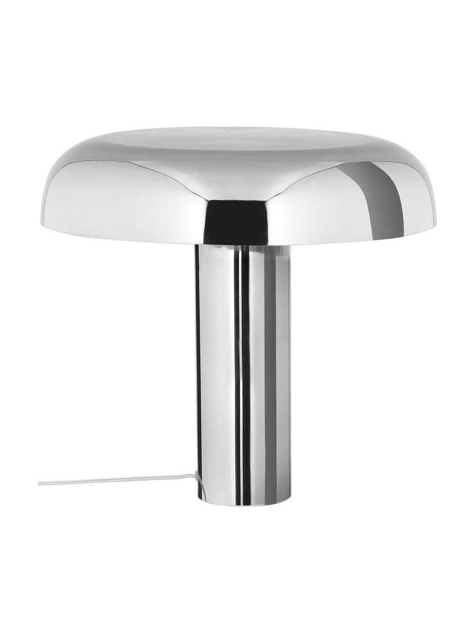 Noční stolní lampa Mushroom, Odstíny chromu, Ø 39 cm, V 38 cm