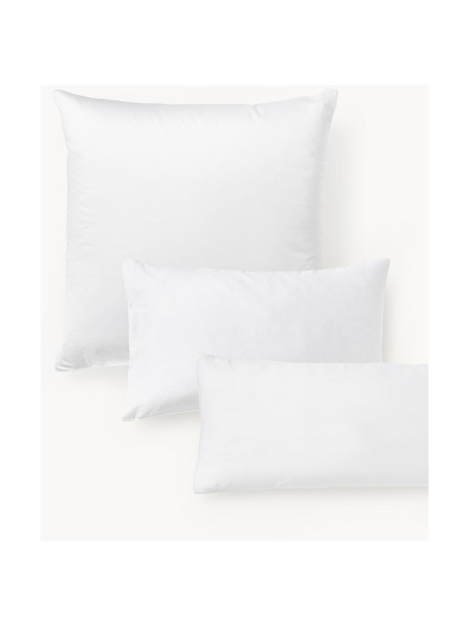 Taie d'oreiller en satin de coton Comfort, Blanc, larg. 50 x long. 70 cm