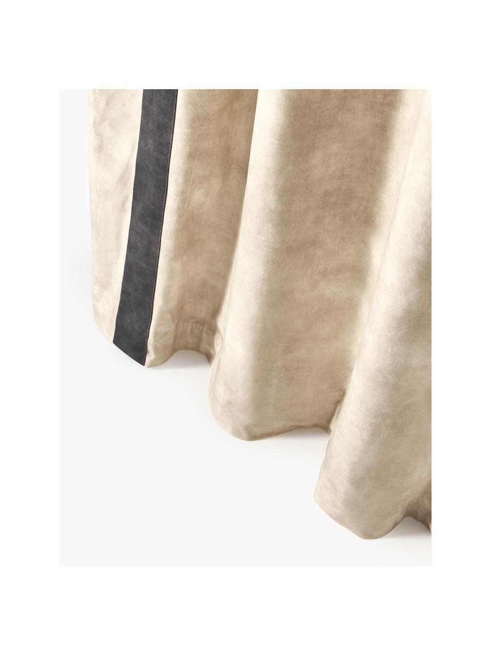 Rideaux occultants avec ruflette multiple Carlie, 2 pièces, 100 % velours de polyester
Le matériau est certifié STANDARD 100 OEKO-TEX®, 22.0.40244., Beige clair, anthracite, larg. 140 x long. 260 cm