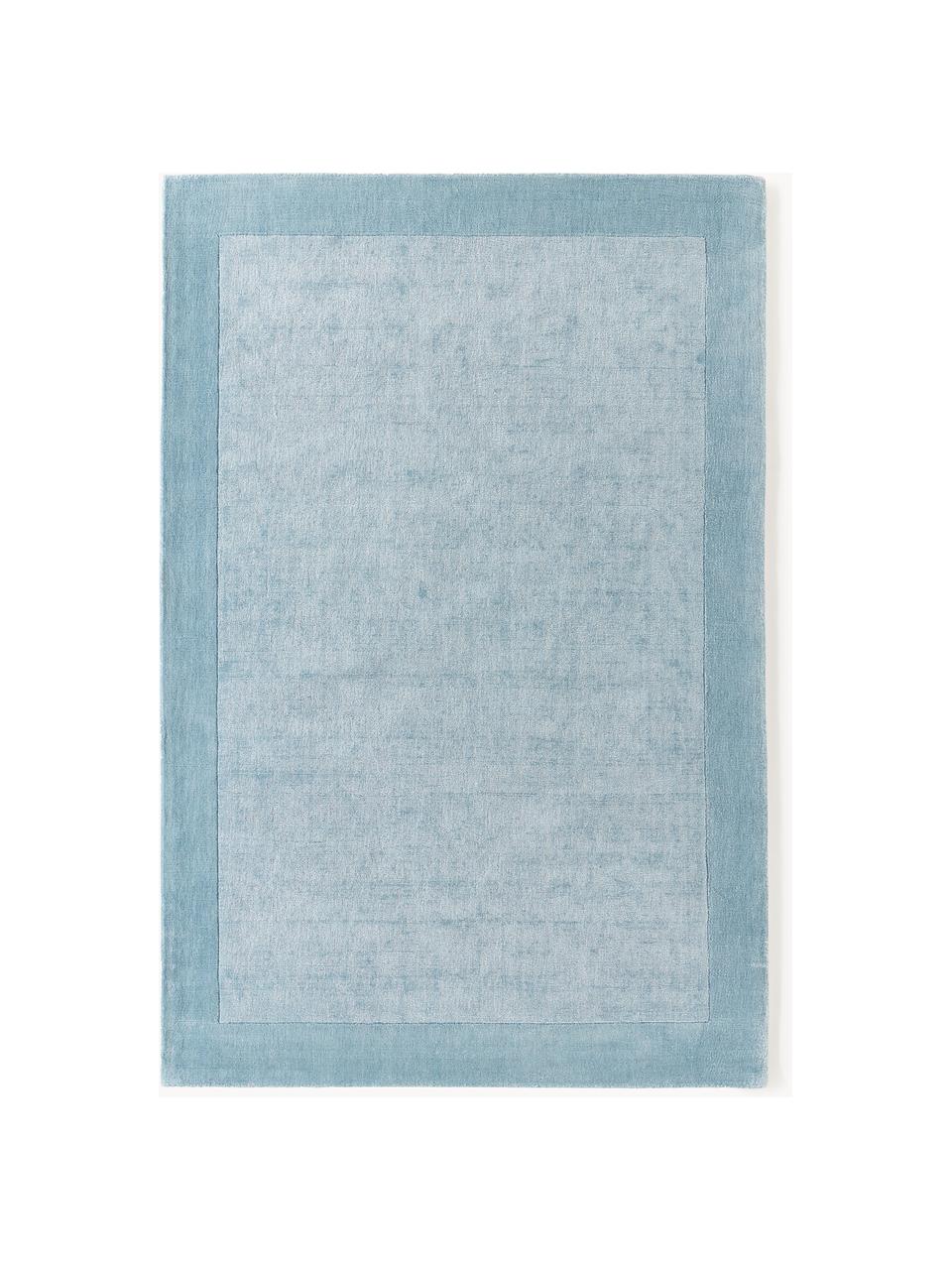 Kurzflor-Teppich Kari, 100 % Polyester, GRS-zertifiziert, Blau, B 80 x L 150 cm (Größe XS)