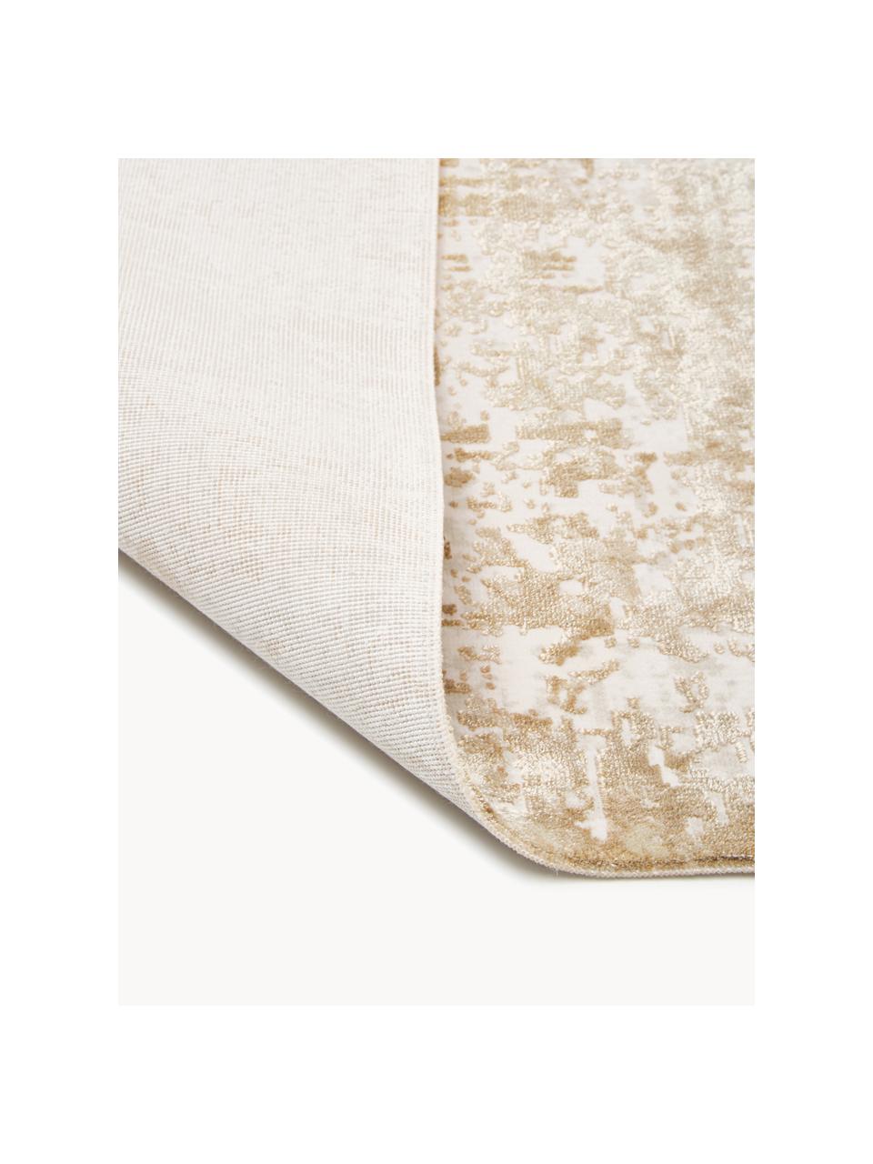 Malý koberec s nízkým vlasem s třásněmi Cordoba, Odstíny béžové, Š 240 cm, D 340 cm (velikost XL)