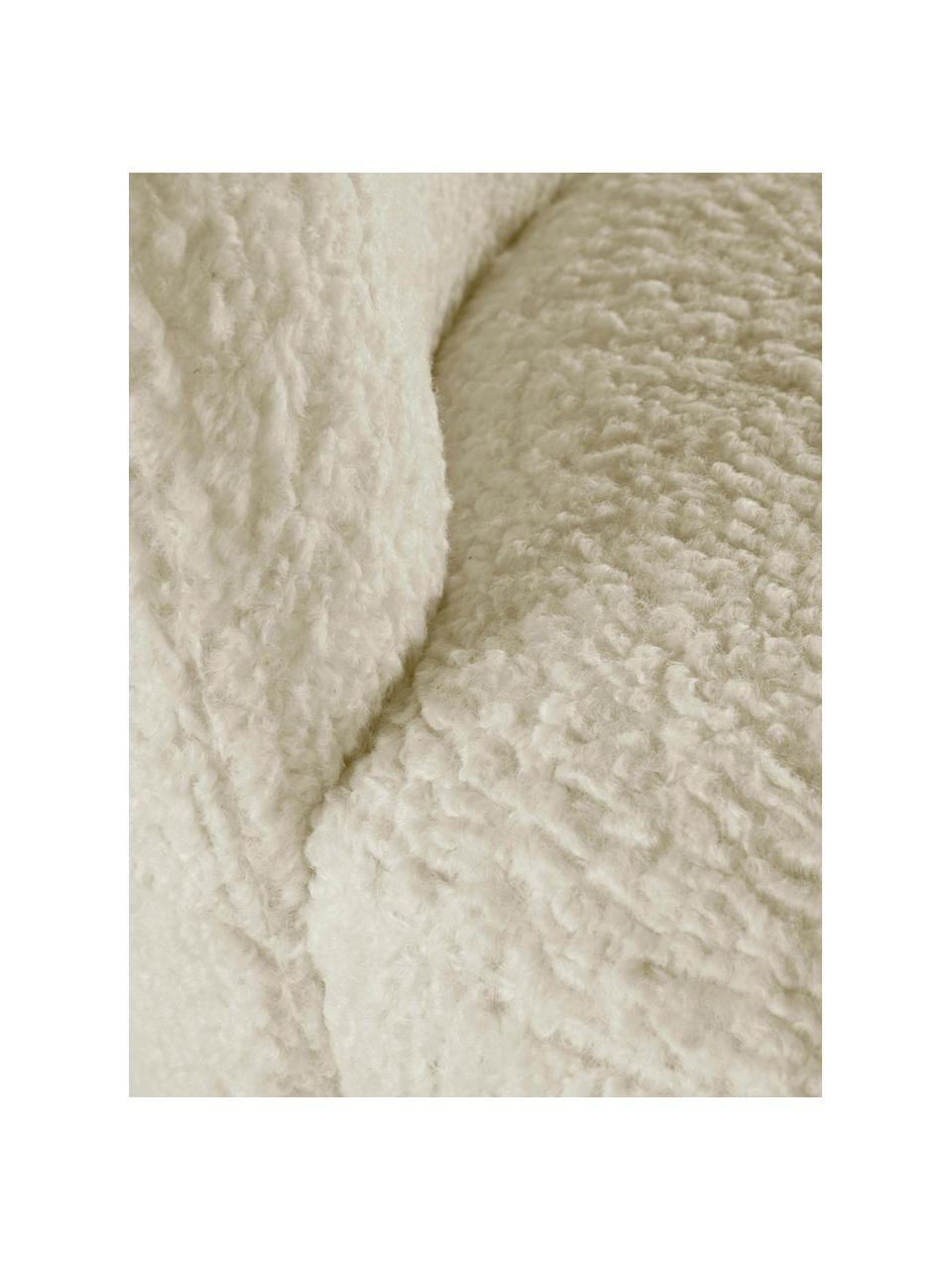 Dětské plyšové křeslo Marbella, Krémově bílá, Š 54 cm, H 56 cm