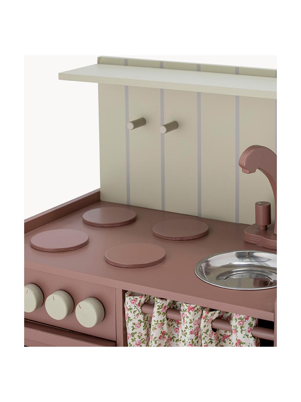 Juguete de cocina Pippi, Tablero de fibras de densidad media (MDF), madera de loto, Turrón, greige, An 40 x Al 58 cm