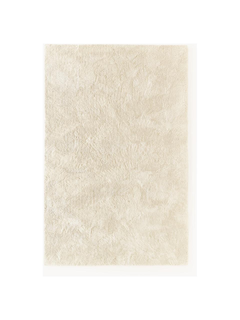 Načechraný koberec s vysokým vlasem Leighton, Krémově bílá, Š 80 cm, D 150 cm (velikost XS)