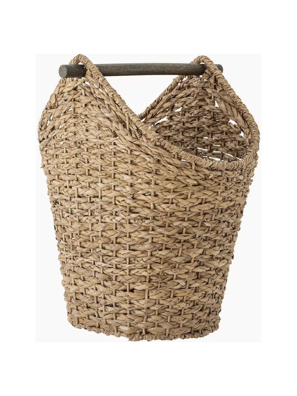 Panier de rangement fait main Timmi, Brun, larg. 33 x haut. 41 cm