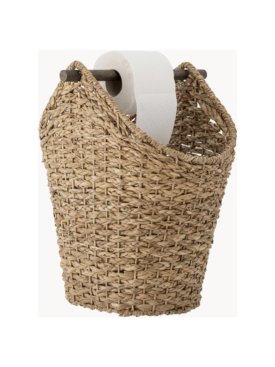 Panier de rangement fait main Timmi, Brun, larg. 33 x haut. 41 cm