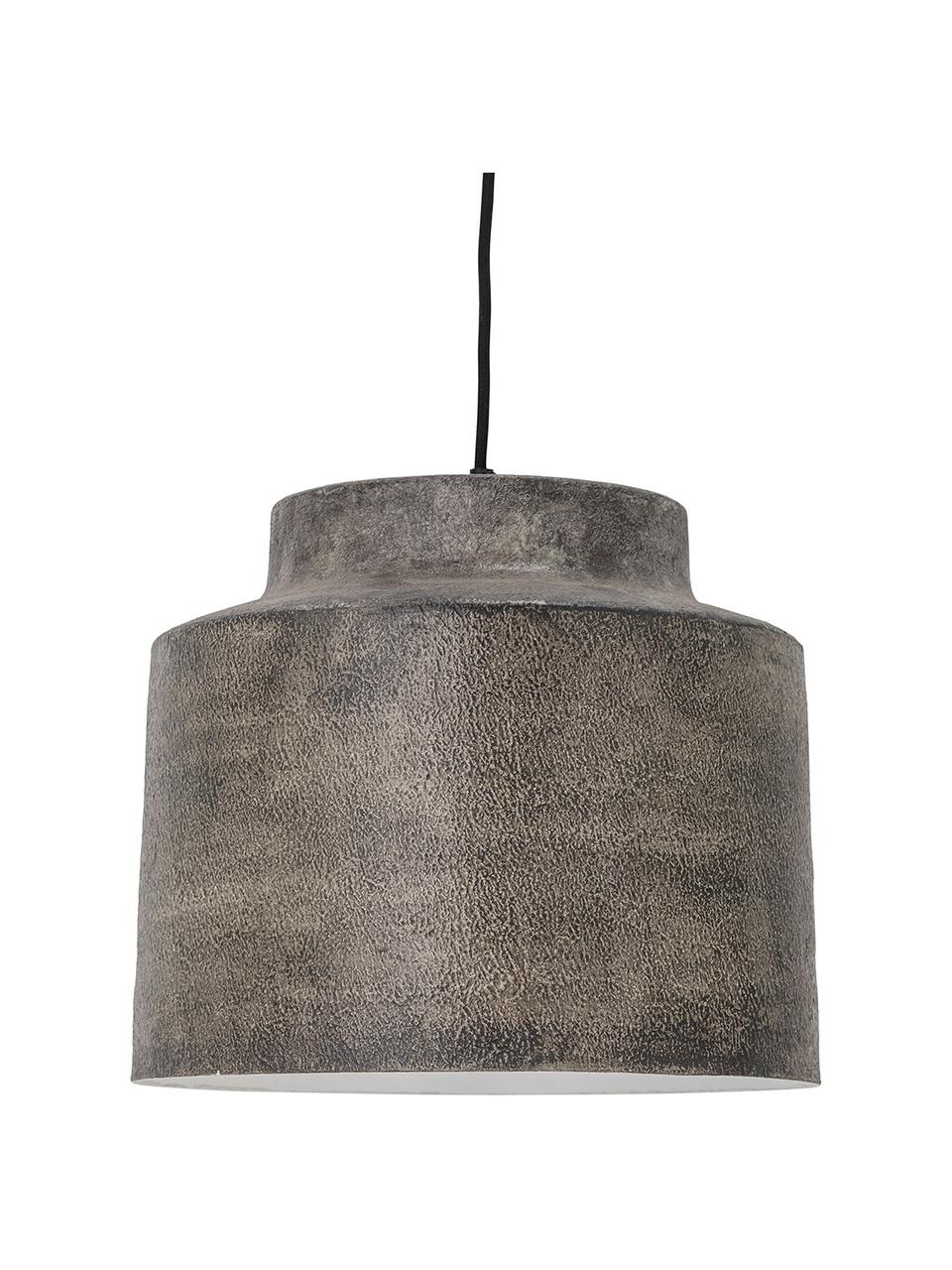 Hanglamp Grei met antieke afwerking, Lampenkap: metaal, Grijs, Ø 36 x H 31 cm