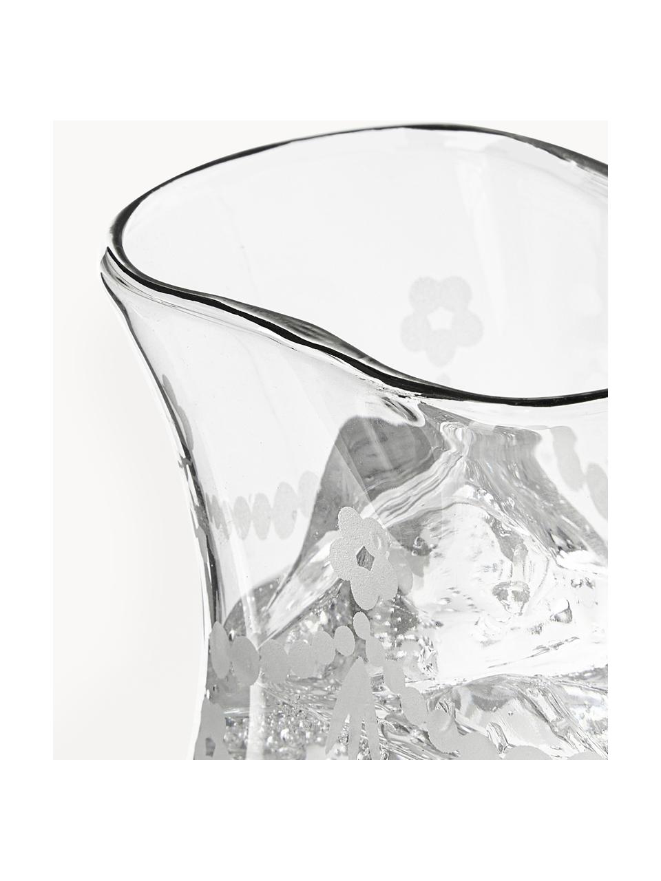 Designer Wasserglas Classic On Acid, Glas, Transparent, Ø 8 x H 9 cm, 200 ml