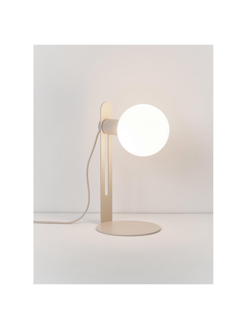 Malá stolová lampa Fely, Béžová, Ø 14 x V 35 cm