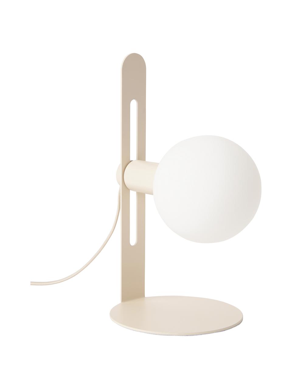 Malá stolní lampa Fely, Béžová, Ø 14 cm, V 35 cm