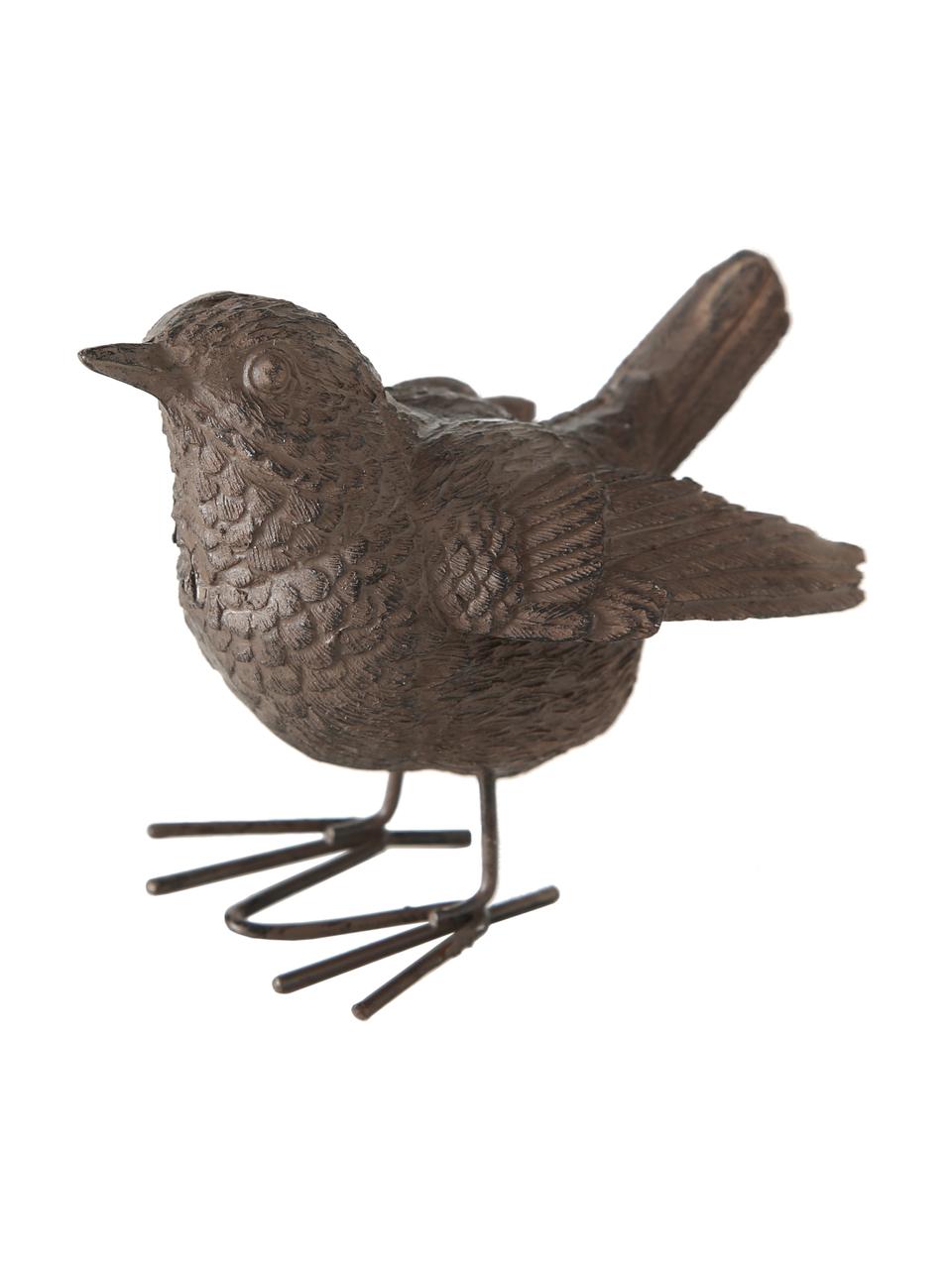 Komplet dekoracji Spatz, 2 elem., Tworzywo sztuczne, Ciemnobrązowy, S 10 x W 6 cm