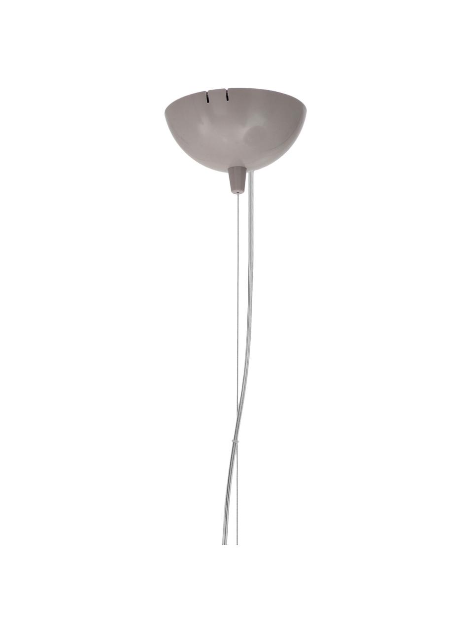 Grote hanglamp Bellissima, Kunststof, Greige, Ø 50 x H 41 cm