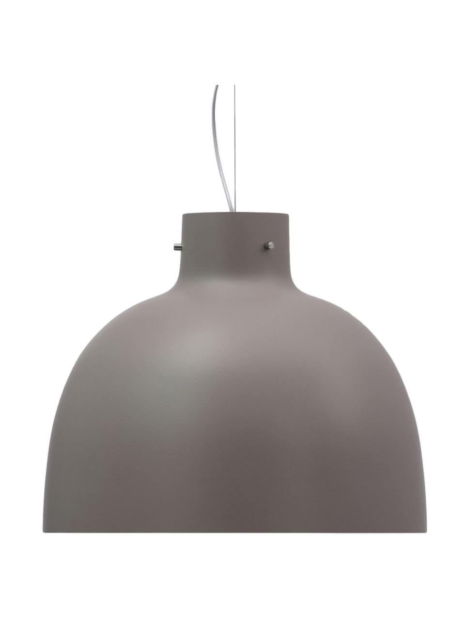 Grote hanglamp Bellissima, Kunststof, Greige, Ø 50 x H 41 cm