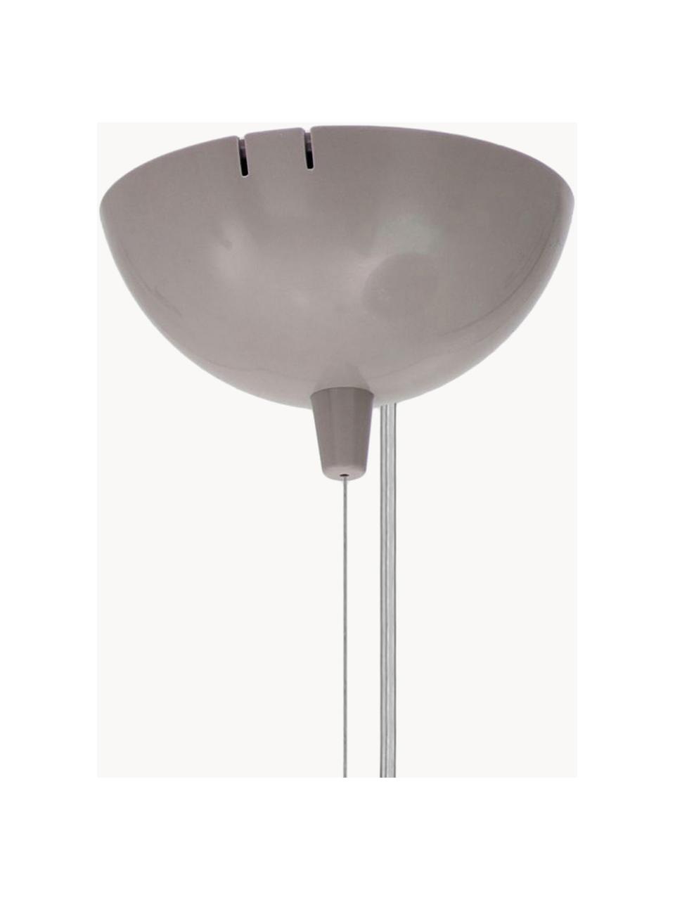 Lámpara de techo grande Bellissima, Plástico, Greige, Ø 50 x Al 41 cm